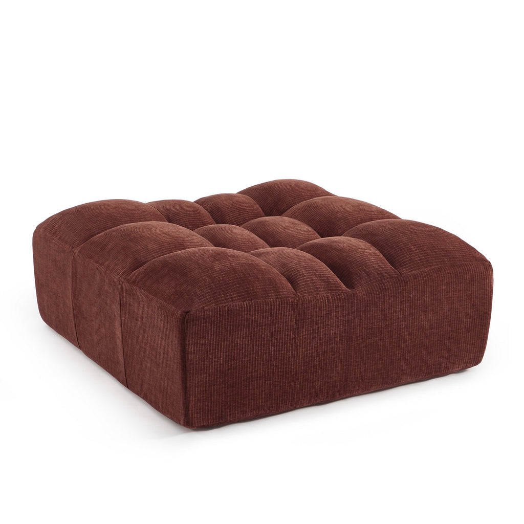 Janis - Puf - Terciopelo - Burdeos