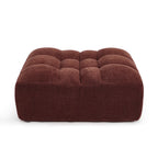 Janis - Puf - Terciopelo - Burdeos