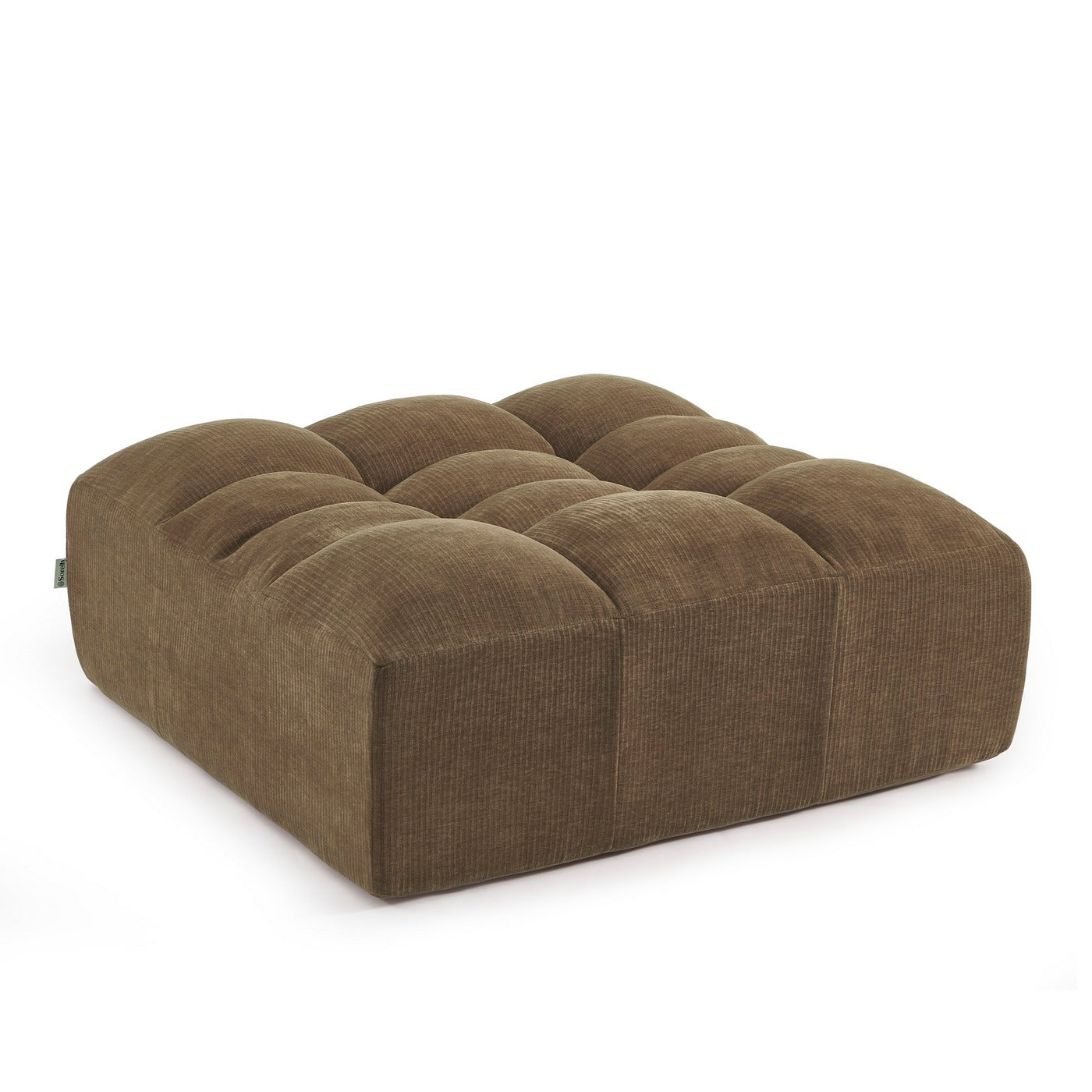 Janis - Puf - Terciopelo - Marrón