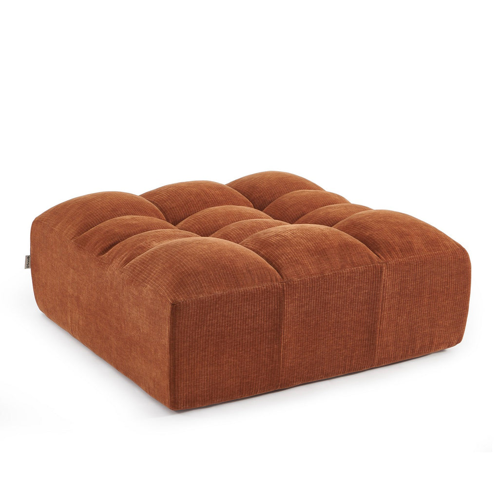 Janis - Puf - Terciopelo Terracota