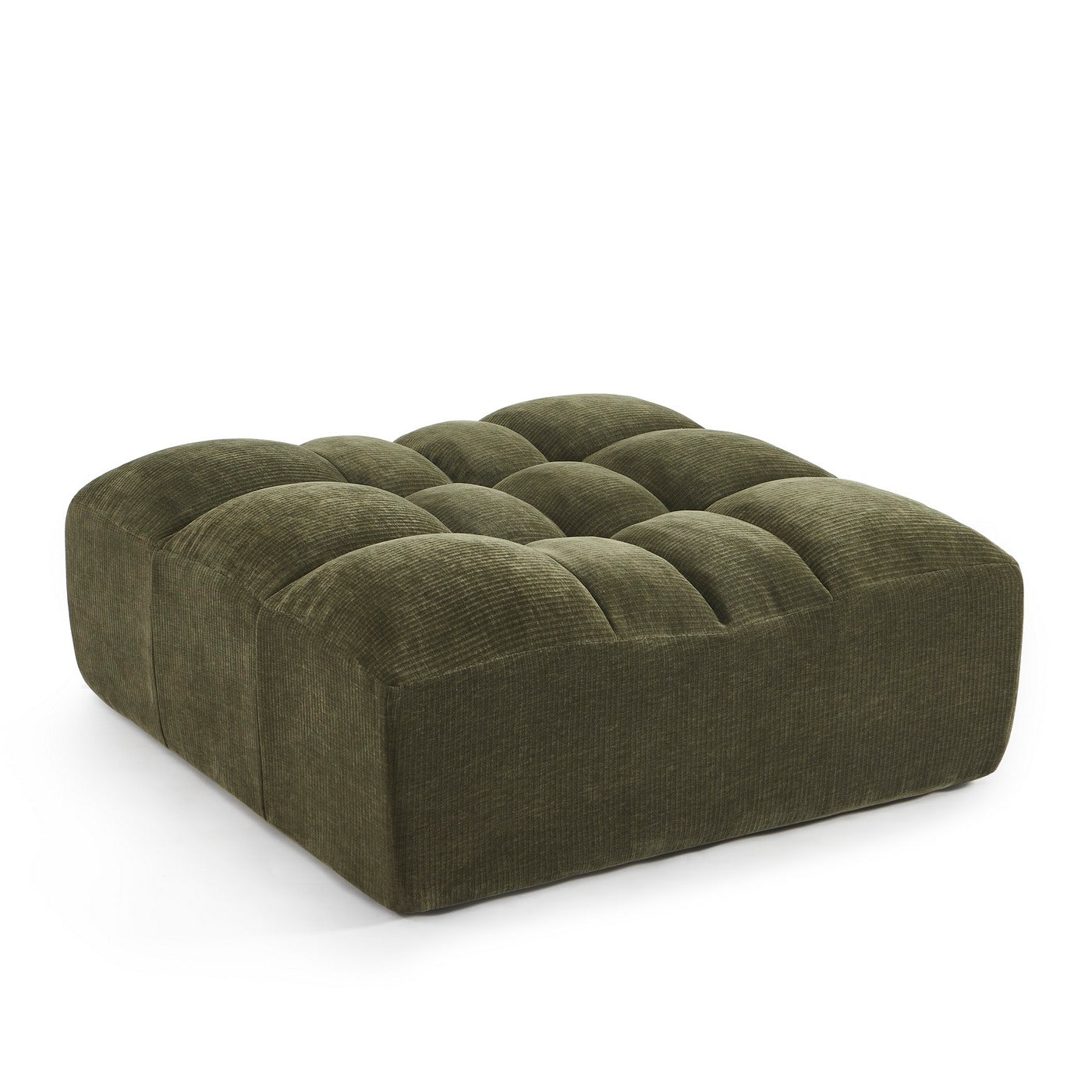 Janis - Puf - Terciopelo - Verde