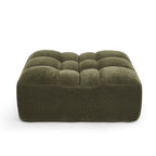 Janis - Puf - Terciopelo - Verde