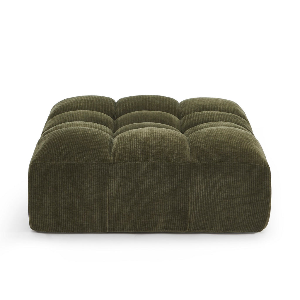 Janis - Puf - Terciopelo - Verde