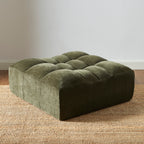 Janis - Puf - Terciopelo - Verde