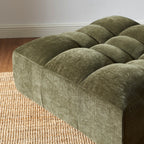 Janis - Puf - Terciopelo - Verde