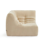 Janis - Butaca Rinconera Modular - Terciopelo - Beige