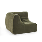 Janis - Modular Corner Armchair - Velvet - Green