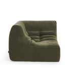 Janis - Modular Corner Armchair - Velvet - Green