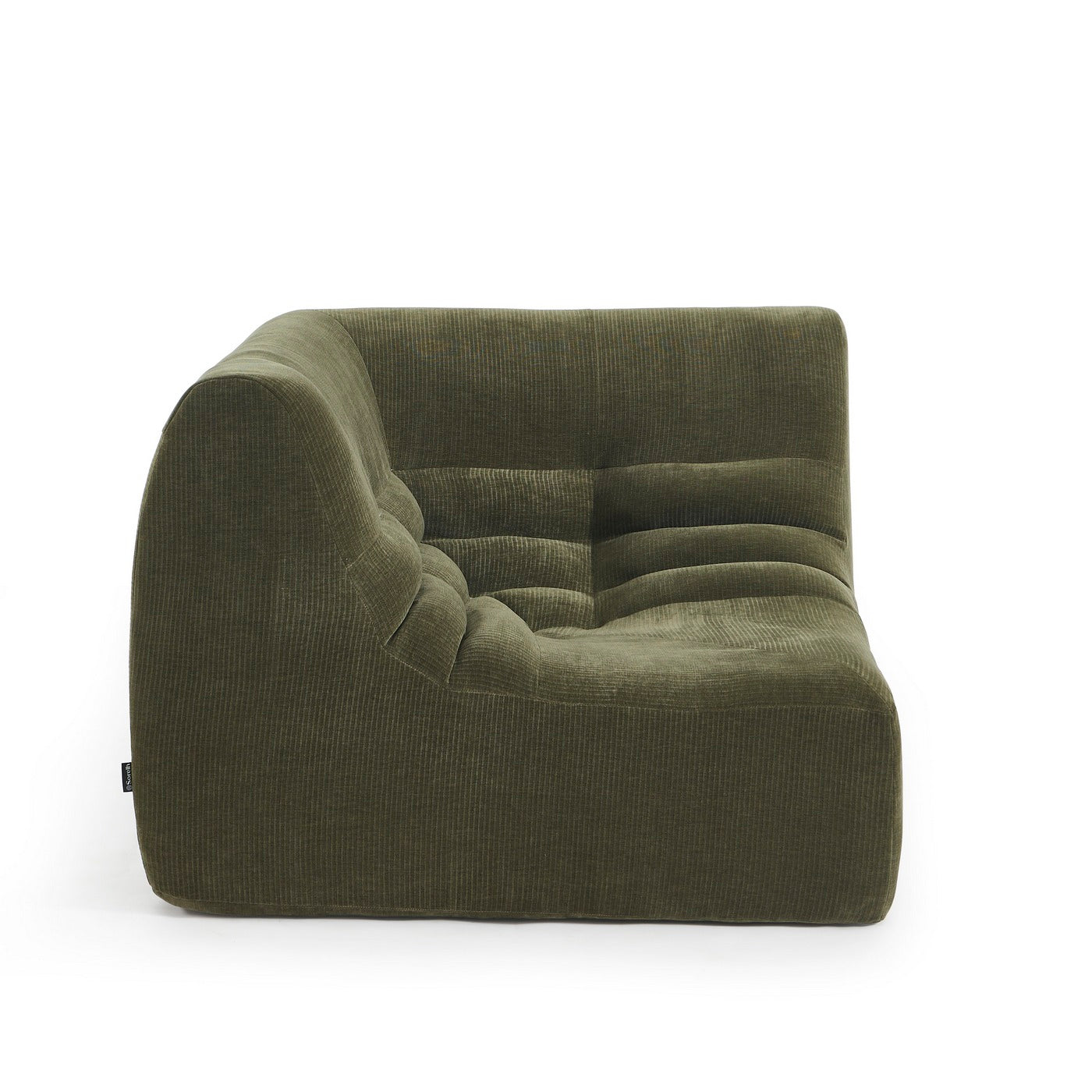 Janis - Modular Corner Armchair - Velvet - Green