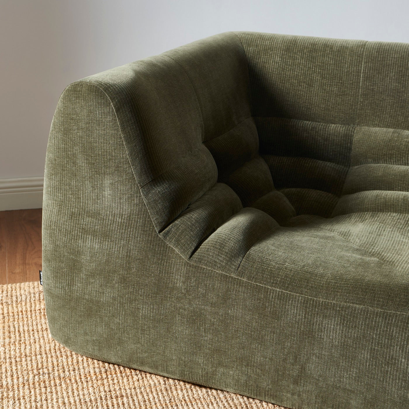 Janis - Modular Corner Armchair - Velvet - Green