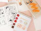 Travel Book - Watercolor Notebook - Japan Theme