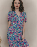 Robe Courte Jara Parme