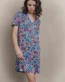 Robe Courte Jara Parme