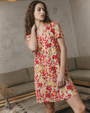 Robe Courte Jara Rouge