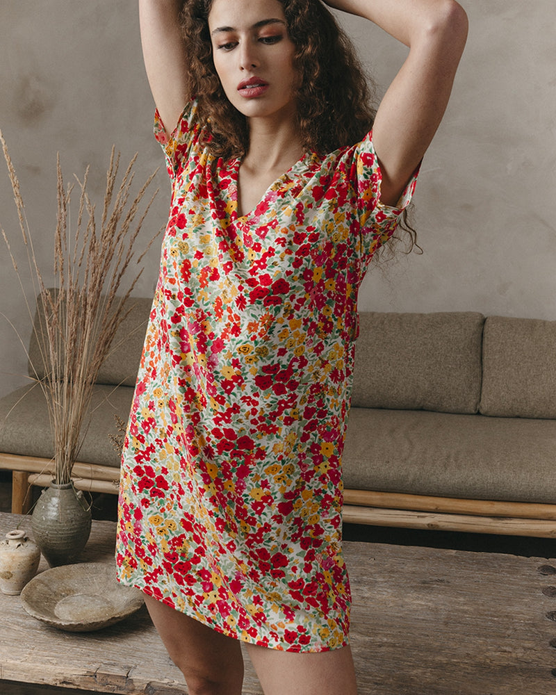 Robe Courte Jara Rouge