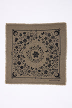 BANDANA/JARDIN DE MINUIT/LEDBURRY/BLACK-K-54*54CM
