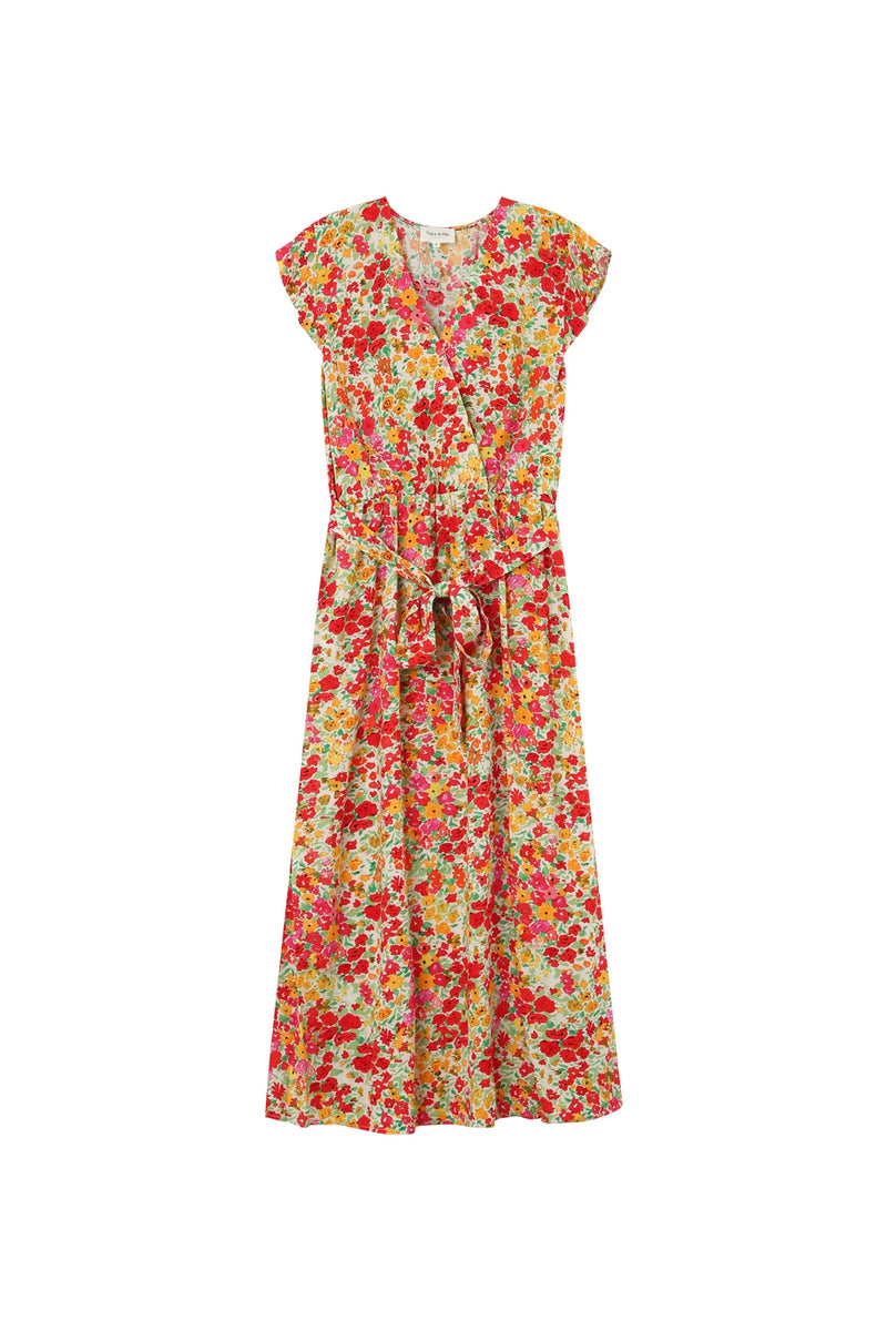 Robe Longue Jasmine Rouge