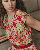 Robe Longue Jasmine Rouge