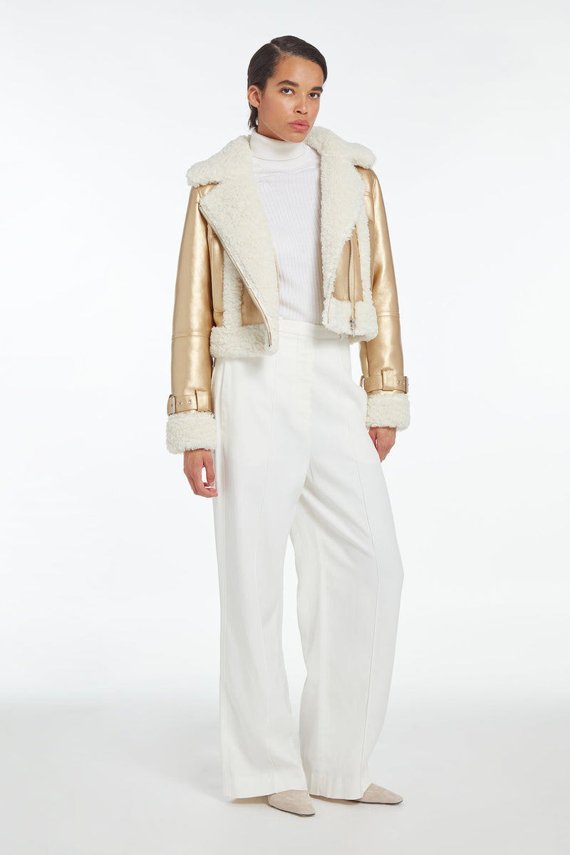 Manteau Jay Metallic / Ivory - Gold / Ivory