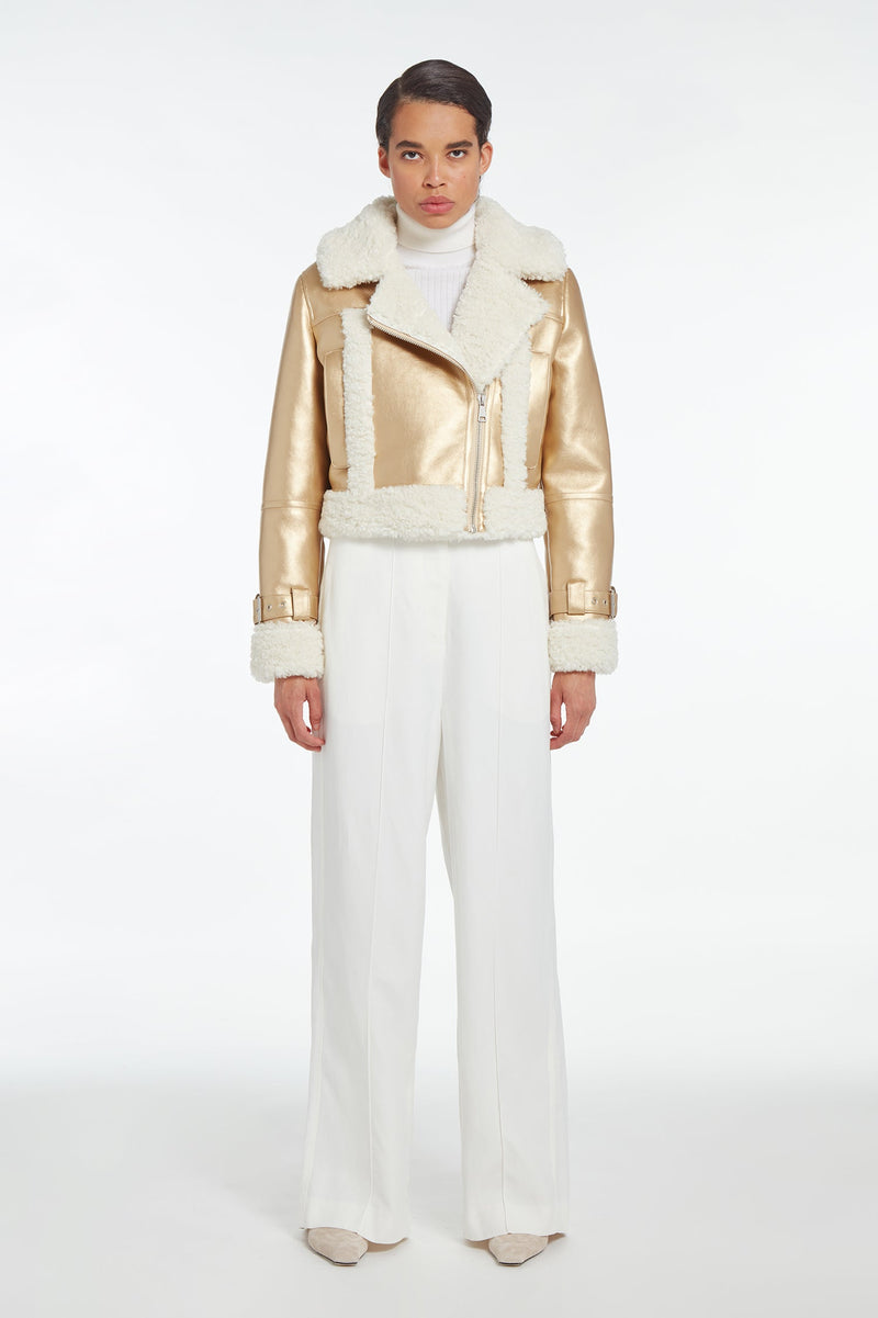 Manteau Jay Metallic / Ivory - Gold / Ivory