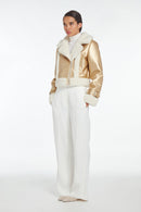 Manteau Jay Metallic / Ivory - Gold / Ivory