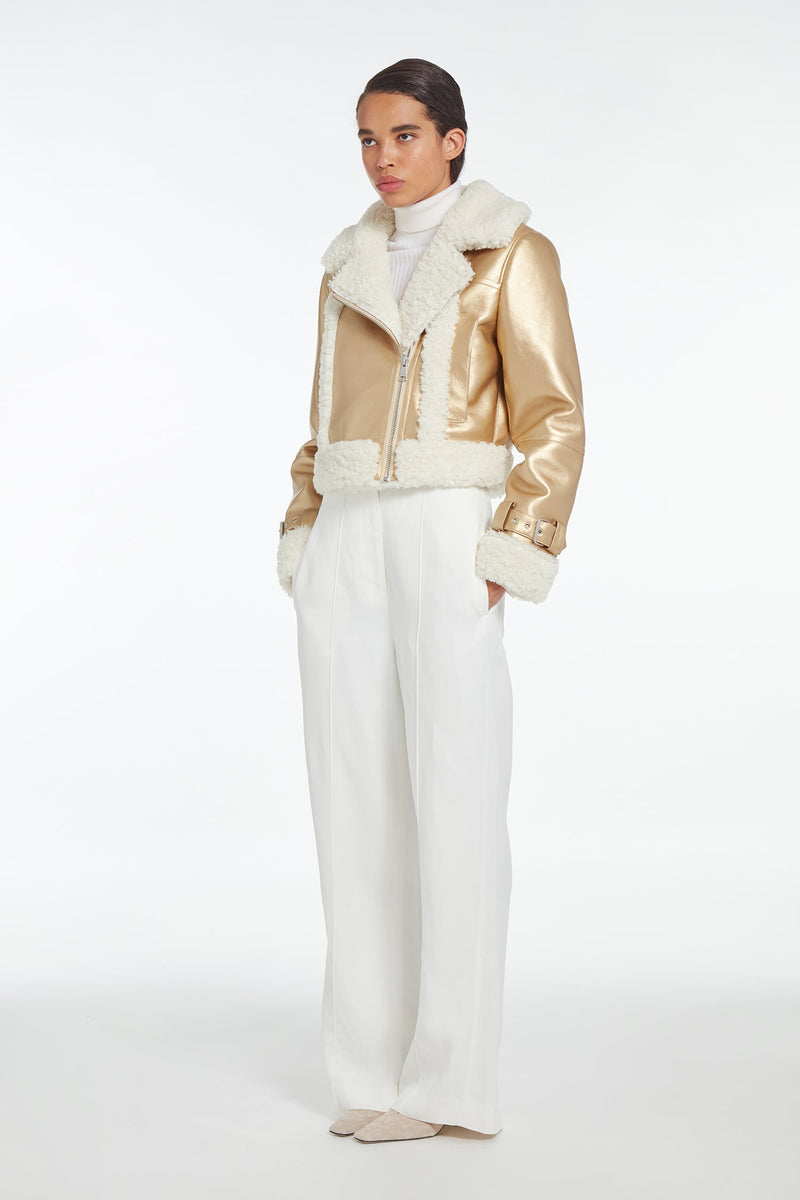 Manteau Jay Metallic / Ivory - Gold / Ivory