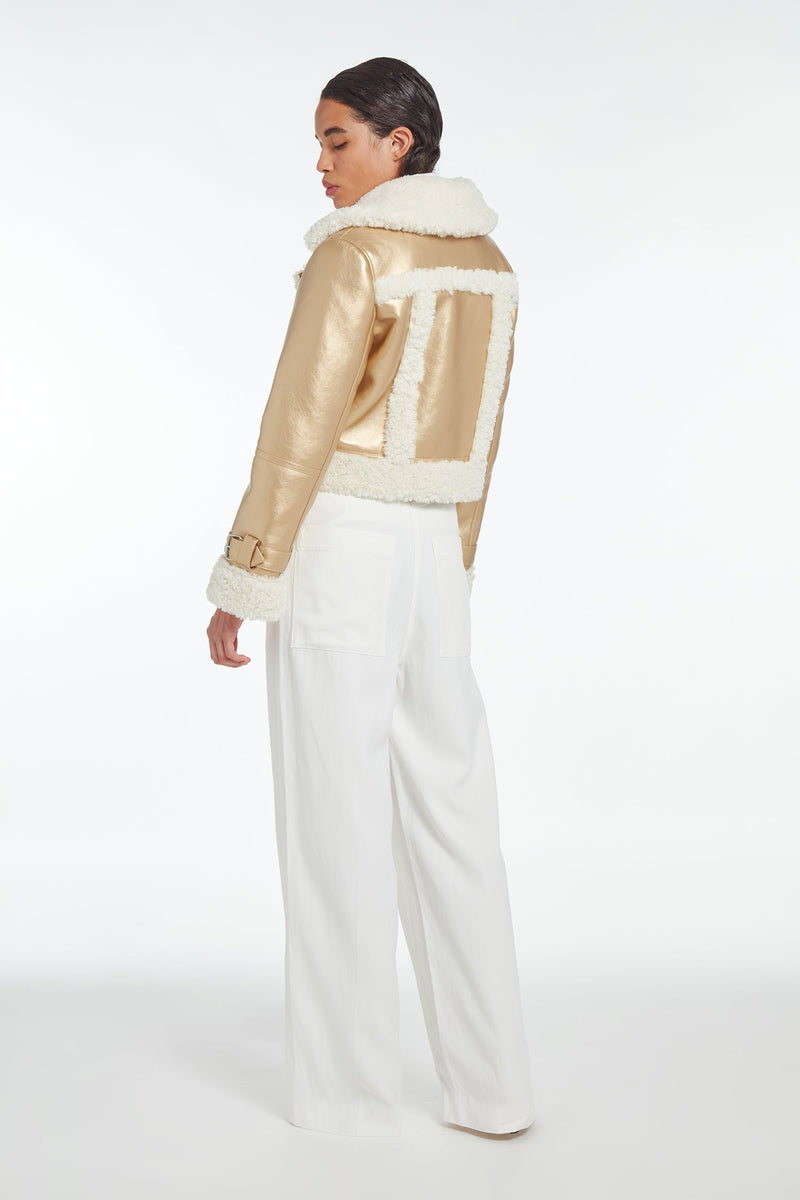 Manteau Jay Metallic / Ivory - Gold / Ivory