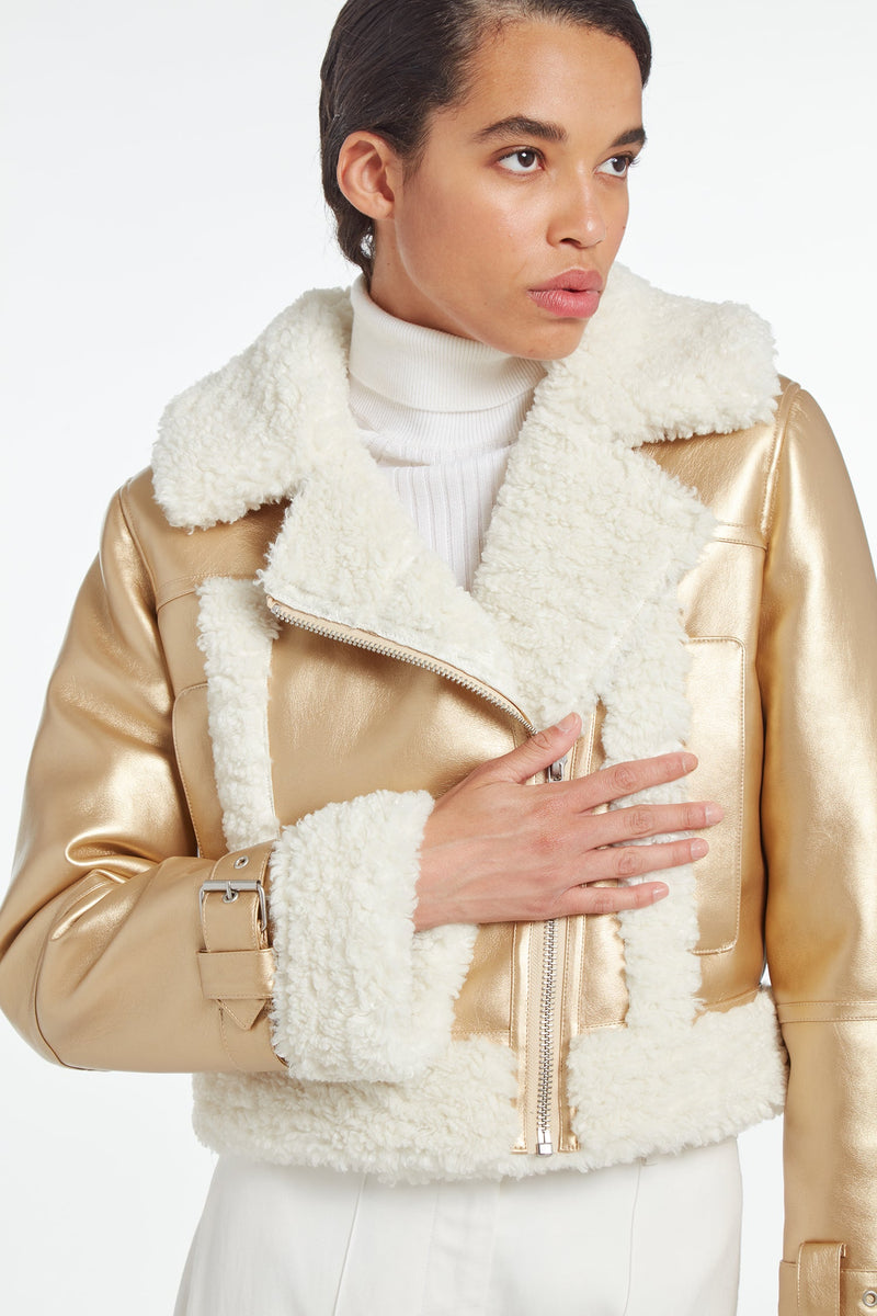 Manteau Jay Metallic / Ivory - Gold / Ivory