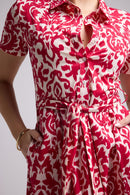 Vestido Largo - Jaze - Rosa