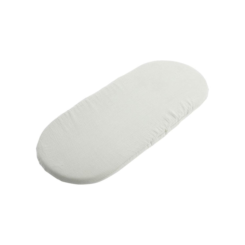 Couffin Bébé En Fibres Naturelles Avec Habillage Tissu