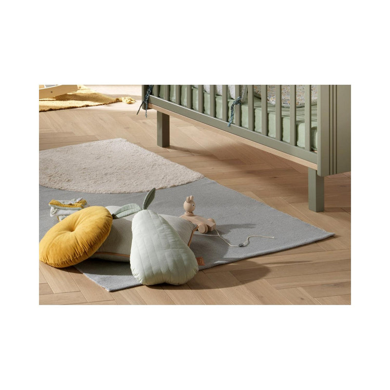 Coussin Déco Poire 23X36Cm En Coton Vert Tilleul