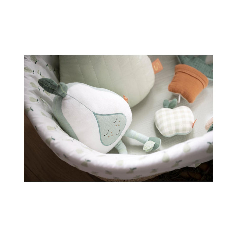 Doudou Poire En Coton Blanc