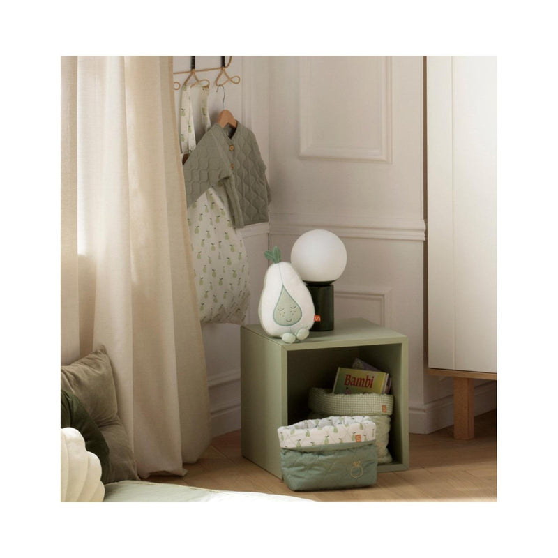 Doudou Poire En Coton Blanc