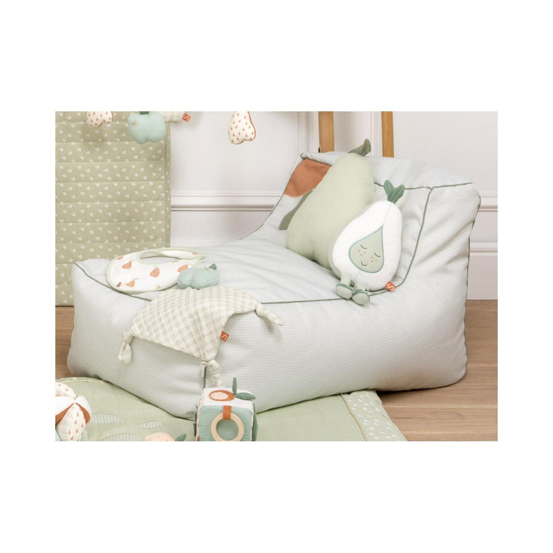 Doudou Poire En Coton Blanc