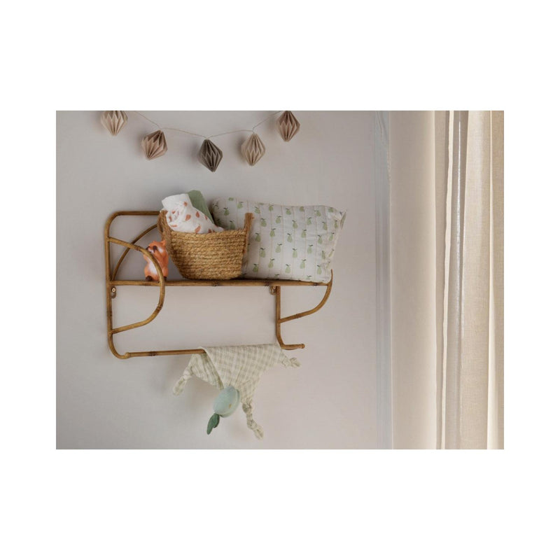 Doudou Mouchoir Pomme En Coton Vert