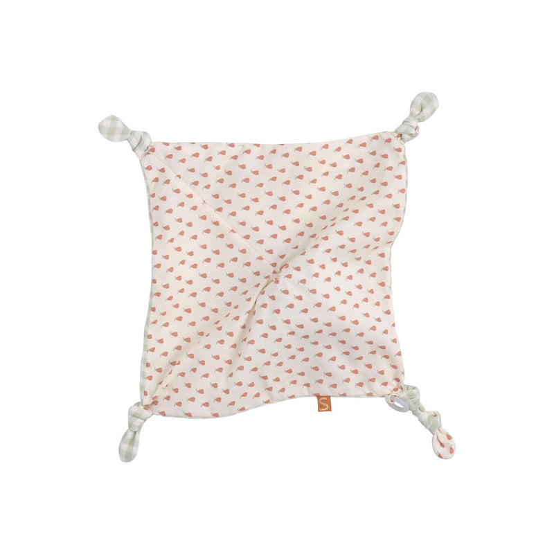 Doudou Mouchoir Jardinier En Coton Vert