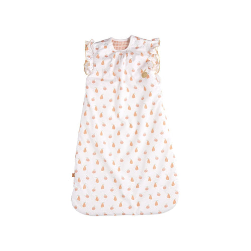 Gigoteuse Ouatinée À Volants 0/6 Mois En Coton Blanc