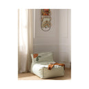 Fauteuil Pouf 75X45Cm En Polyester Vert Tilleul