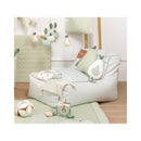 Fauteuil Pouf 75X45Cm En Polyester Vert Tilleul