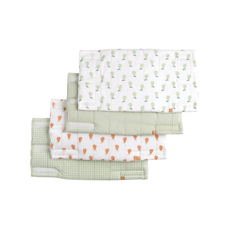 Protections De Barreaux De Lit Coton Vert Tilleul