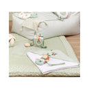 Cape De Bain 75X75Cm Plus Gant En Coton Blanc