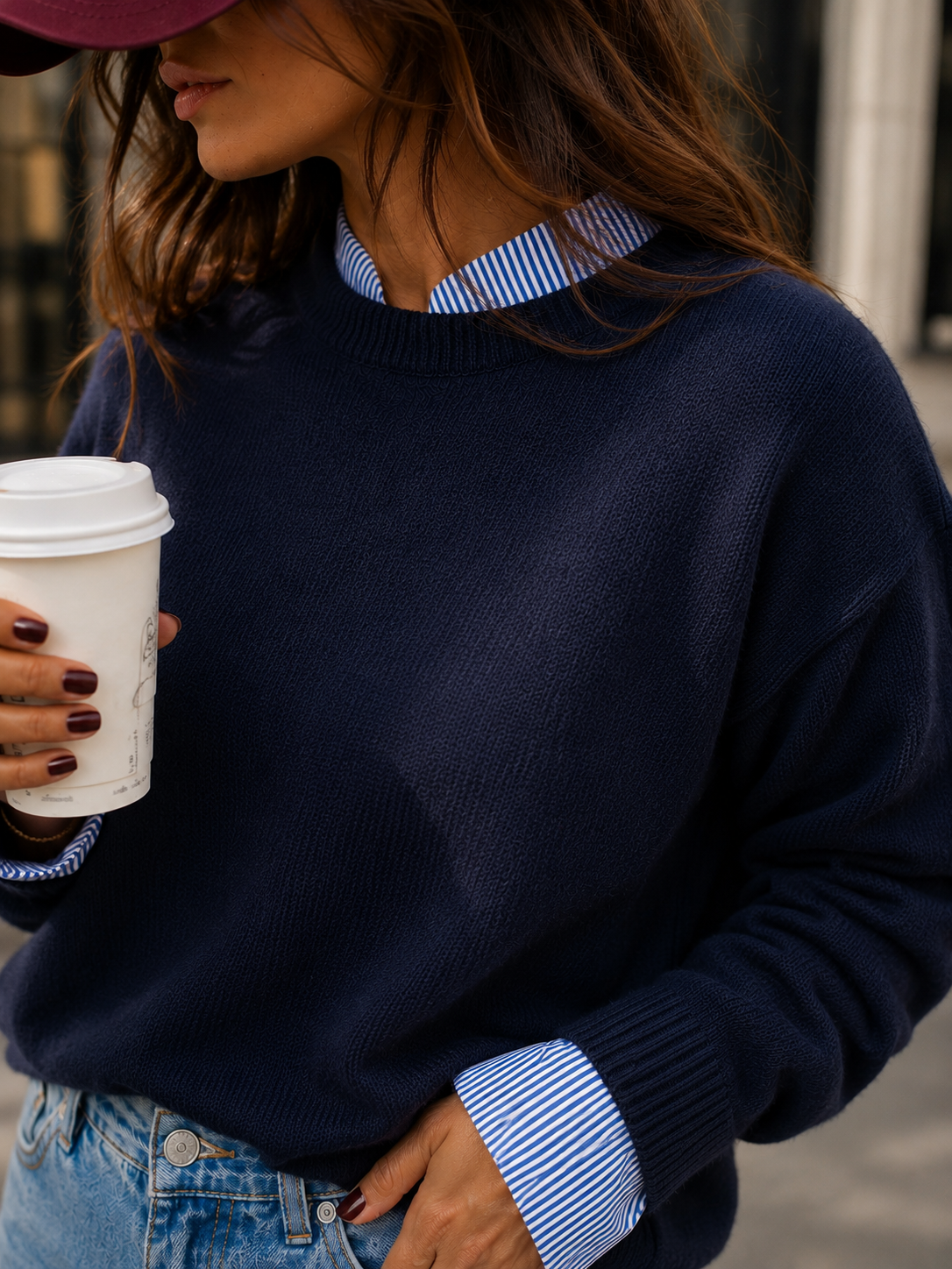 Maglione Jeanne - Blu navy