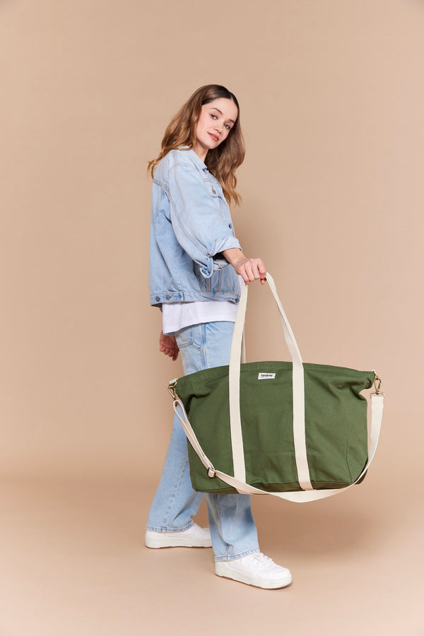 Bolso de fin de semana Jean - Olive