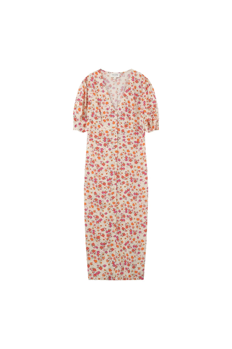 Robe Mi-Longue Jemmapes Beige