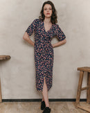 Robe Mi-Longue Jemmapes Marine