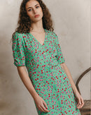 Vestido midi Jemmapes - Verde