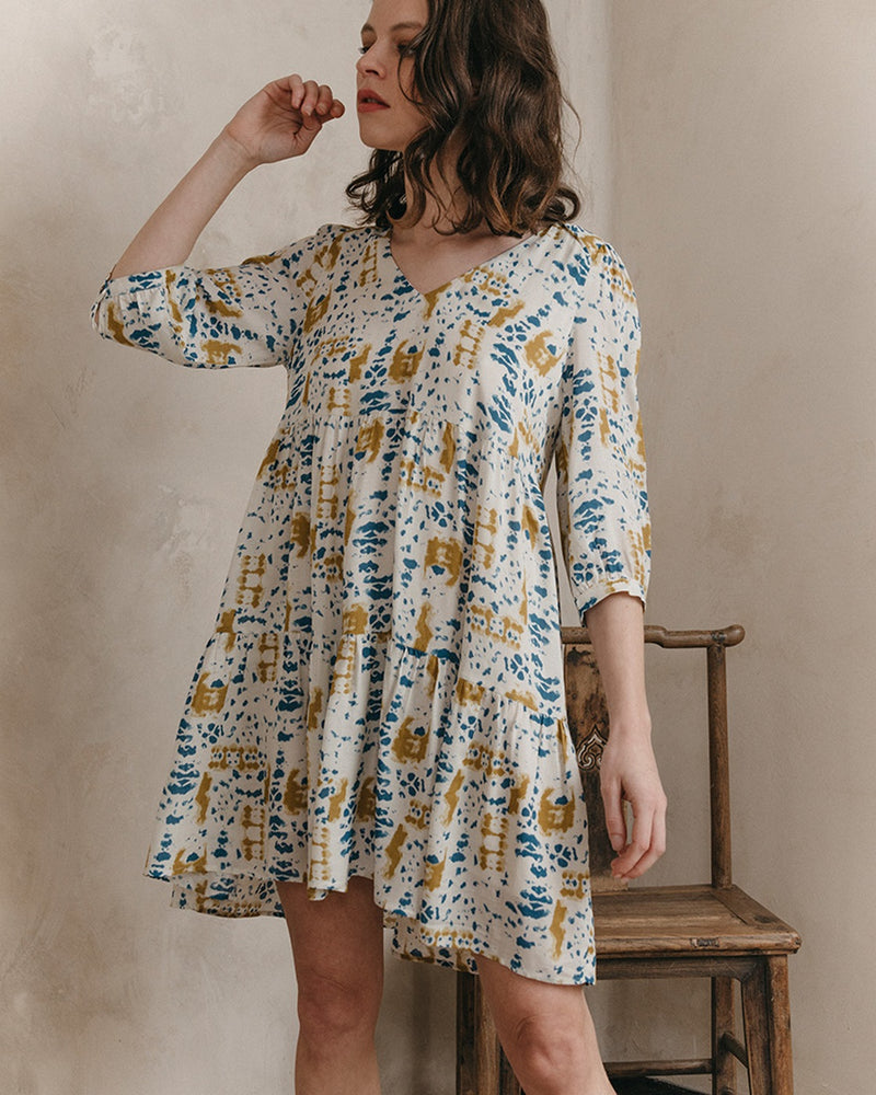 Robe Courte Jemma Beige