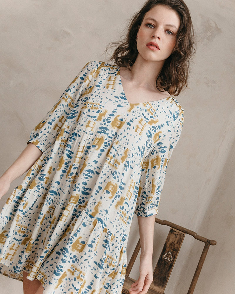 Robe Courte Jemma Beige