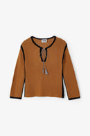 Pull Ibiza Maille Caramel