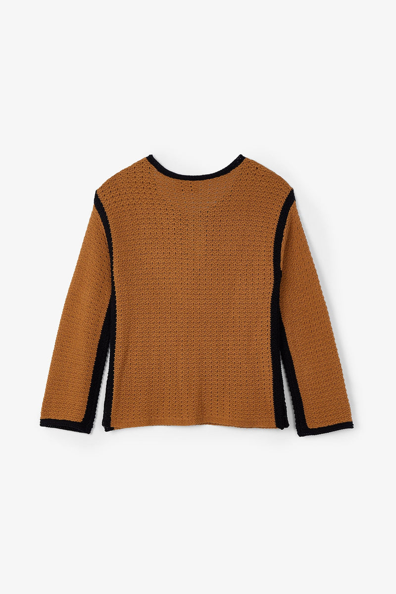 Pull Ibiza Maille Caramel